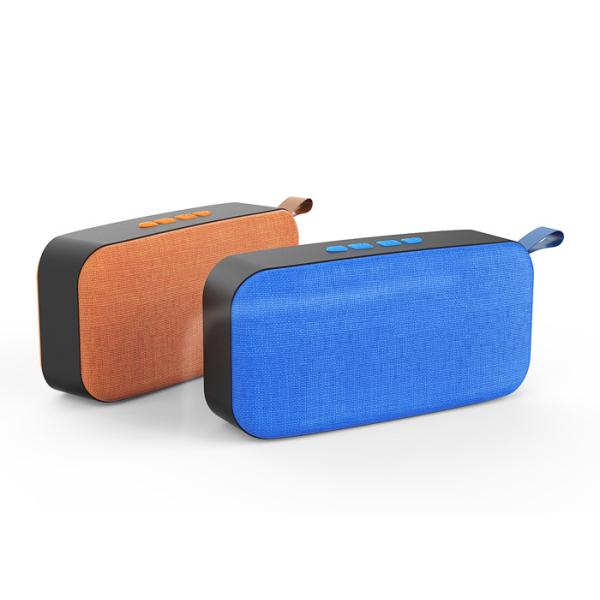 Fashion Mini Wireless Bluetooth Speaker 5W+5W Fabric Double Bluetooth Speaker