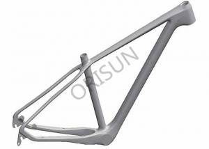 China Lightweight Hardtail Full Carbon Bike Frame Customized Painting Design on sale