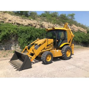 YUCHAI Engine Backhoe Wheel Loader Yellow Track Backhoe Loader