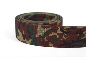 China Camouflage Webbing Width Military Polyester Webbing Straps in Rigid belt on sale