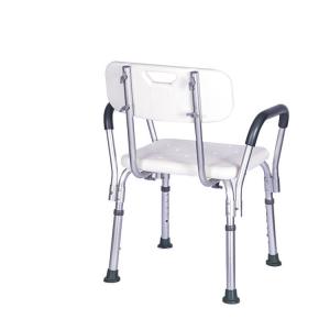 China Anti Slip Safest Shower Chair Brushed Aluminum Shower Bench on sale