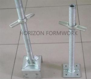  Metal Adjustable Scaffold Screw Jack Base For Leveling Ring Lock System Height Manufactures