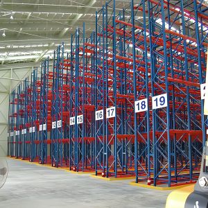 Vna Very Narrow Aisle Pallet Racking System Warehouse Storage Metal Selective