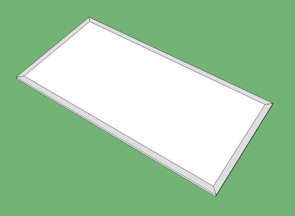 Quality 600mm LED Panel Light Square 24W with Meanwell driver for sale