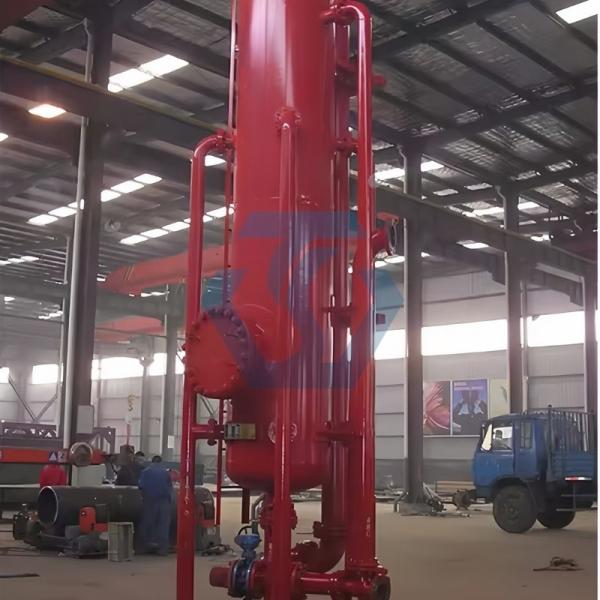 API Drilling Solid Control System Mud Gas Separator For Drilling Liquid Or Fluid Gas Separation
