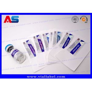 Buy cheap Hologram Peptide Bottle Labels Vinyl Custom Label Printing For Vials from wholesalers