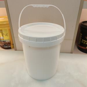  High Stackability Plain White 5 Gallon Bucket With Lid Bpa Free Manufactures