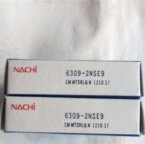  NACHI 6309 2rs c3 Ball Bearing NACHI 6309 zz Deep Groove Ball Bearing Japan Quality 6309 Bearing Sizes 45*100*25mm Manufactures