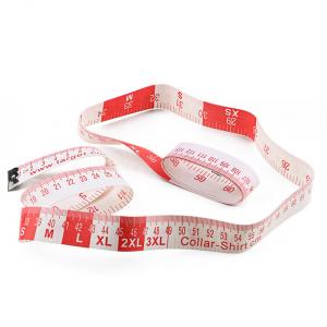  White Custom Tailor Tape Measure , Body Measuring Ruler For Collar Shirt Elastic Waist Manufactures