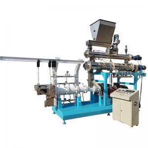 China Twin Screw Pet Feed Extruder High Output Shrimp Fish Feed Pellet Extruder on sale