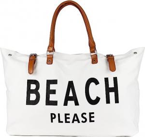  Extra Large Canvas Beach Bag Beach Tote Bag For Women Waterproof Sandproof, Canvas Tote, Cotton Bags, Travel Bag Manufactures