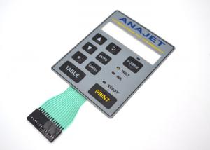  Dustproof LED Display Metal Dome Membrane Switch With 3M55230 Back Adhesive Manufactures