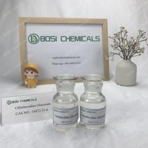 China CAS 18472-51-0 Colorless Chlorhexidine Gluconate Liquid 5% For Antiseptic on sale