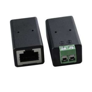 Buy cheap RJ45 Network Female Connector 8P8C to 2 Pin RS485 Screw Terminal Blocks Adapter from wholesalers