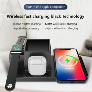 China 4-In-1 Multifunctional Wireless Charger 15W Fast Magnetic Charger Stand With Pen Holder on sale