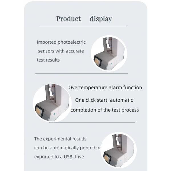 Lubricating Oil And Grease Antifreeze Automatic Aniline Point Tester ASTM D611