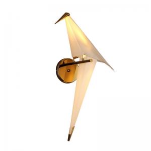  LED Bird Design Wall Lamp Bedside Lamp Creative Origami Paper Crane Wall Light（WH-OR-18） Manufactures