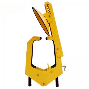  Big Truck Suitable Anti Theft Sucking Disc Yellow Color Car Parking Lock Wheel Clamp Manufactures