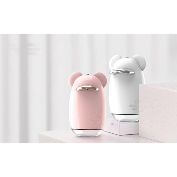90%RH Sensor Foam Soap Dispenser Pink 200ML USB Charging