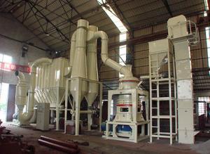  1-40 T/H Industrial Production Line , Heavy Calcium Carbonate Powder Grinding Plant Manufactures