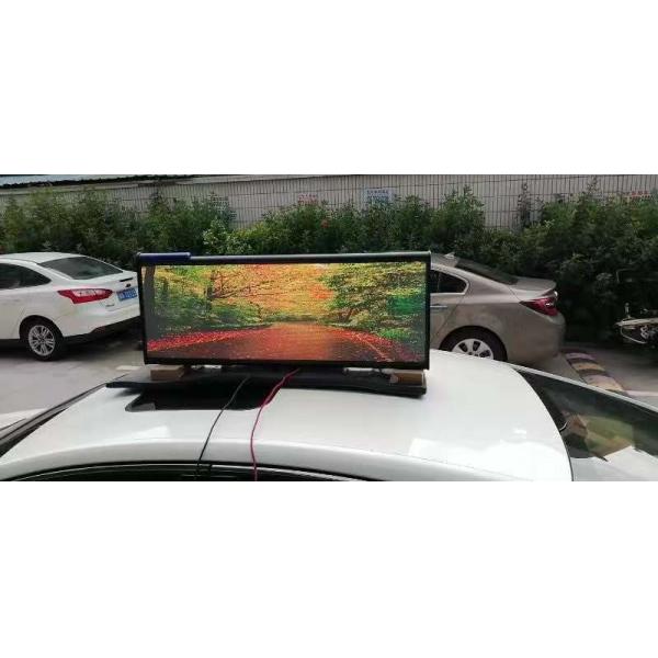 IP66 Outdoor Car Roof Top Advertising Sign P2.5 P2.96 Taxi Roof LED Screen