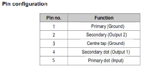 DC 30mA SMD RF Transformer , Transmission Line Balun Transformer