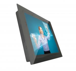 China 17 Inch Industrial Panel Mount Monitor Pcap Touch Flat Screen Long Life Cycle on sale