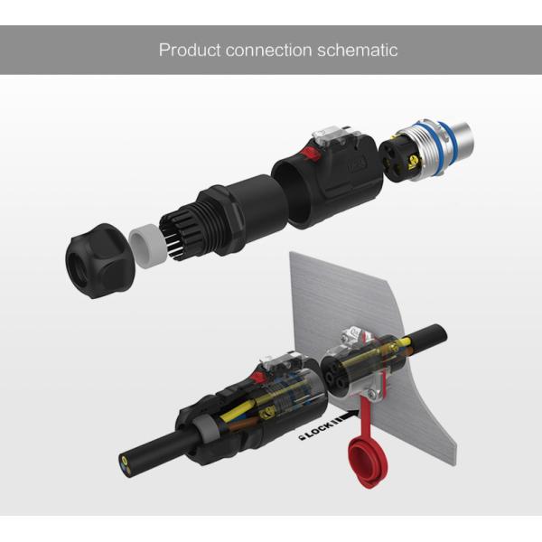 2018 New Products Multicore XLR Female Plug and Male Socket 3 Pin Wire Connector for Medical Equipment and LED Lighting