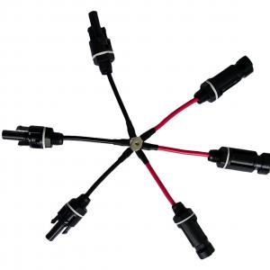  Waterproof And Environmental Protection PV Cable Harness 75mm MC4 Connector Manufactures