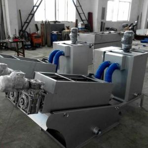 Buy cheap 4.5m3/h Screw Press Sludge Dewatering Machine , Chemical Sludge Dewatering from wholesalers