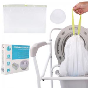 China LDPE Plastic Disposable Commode Liners For Bedside Portable Toilet Chair on sale