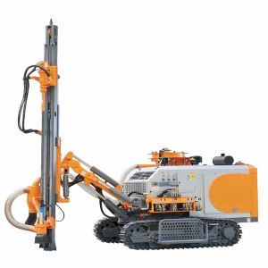  22m Depth DTH Down The Hole Drilling Rig 193HP Diesel Engine 80mm - 118mm Hole Range Manufactures