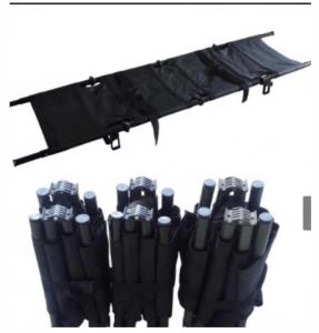  Aluminum Alloy Military Folding Stretcher 8kg Weight 250kg Load Bearing Manufactures