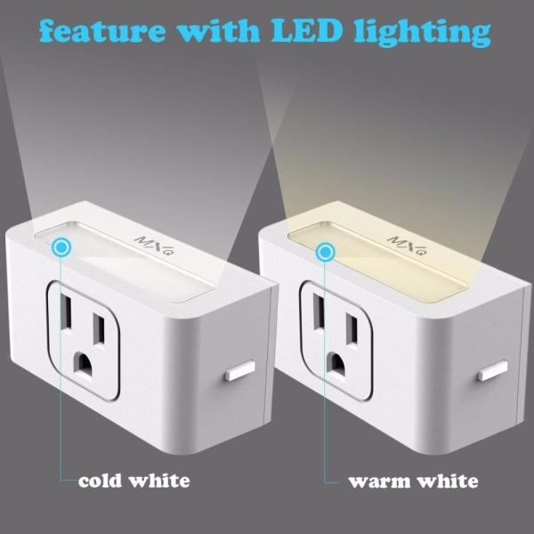 Wide Compatibility Home Smart Plug , Energy Saving Remote Control Plug