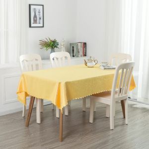 Buy cheap Nordic Fresh Custom Size tablecloths 100% Polyester hotel rectangle Mantel from wholesalers