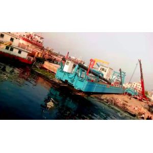8inch discharge port,10m Digging Depth,22m Length,800Kw River Dredger Machine