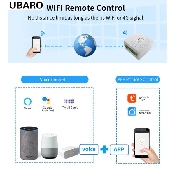 mini Breaker Switch Tuya Smart circuit WIFI Switch Supports Google Home Alexa Voice