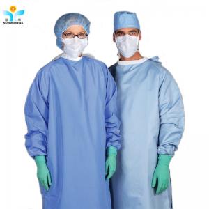 China Disinfect Surgeon'S Disposable Surgical Gown EO Sterilization For Hospital Nonwoven Fabric on sale
