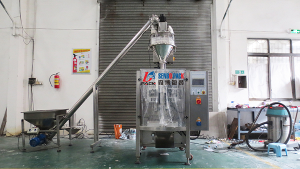 Tapioca flour automatic packing machine with screw auger filler for 200G to 1000G powder packaging