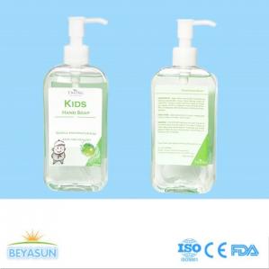 China 220ml Antiseptic Kid Hand Soap Sanitizer Multipurpose Oraganic Liquid Hand Wash With Pump on sale
