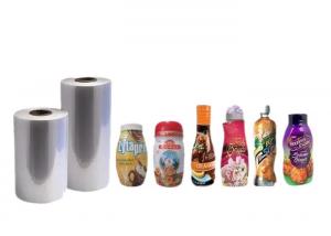China Clear PET Shrink Film Customized Size For Plastic Bottles ISO9001 Approved on sale