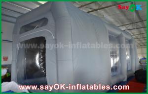 China Inflatable Garage Tent PVC Spray Booth Waterproof Inflatable Bubble Tent For Car Paint Spraying on sale