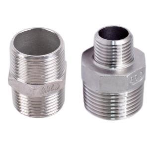 China Male Connection Stainless Steel 201 304 NPT/BSPP/BSPT Threaded Pipe Fitting for Hydraulic Plumbing on sale