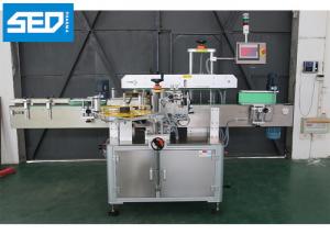 China SED-STB 220V 50HZ Single Phase Self Adhesive Sticker Labeling Machine Square Bottle Double Side Label Applicator on sale