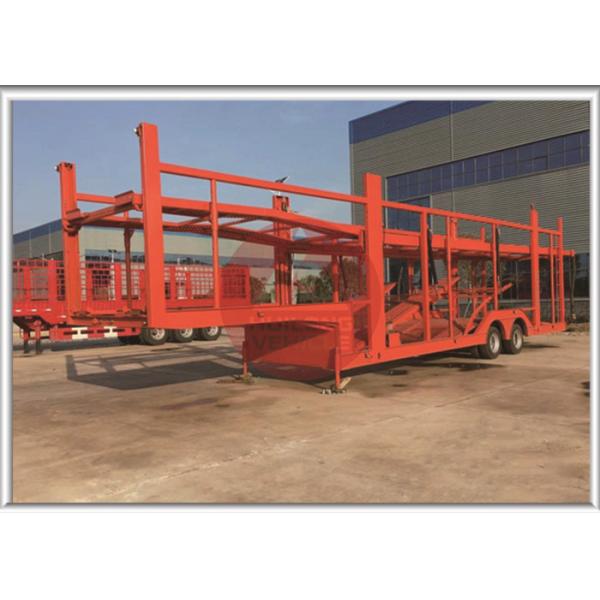 Double Layer Car Carrier Trailer Simple Structure Large Loading Space Double Axle