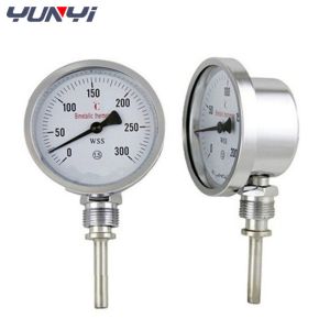 Back Install Bimetal Temperature Gauge WSS Water Thermometer