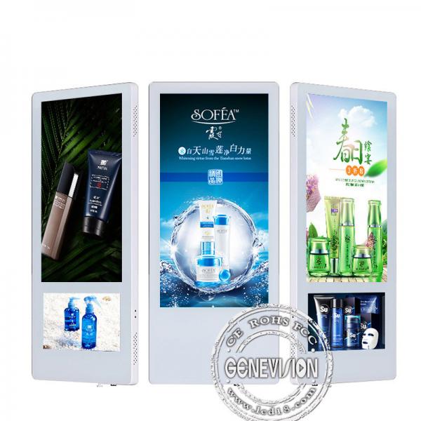 Quality Indoor LCD Elevator Advertising Screen Display Wall Mounted HD 18.5 10 Inch Dual Screen for sale
