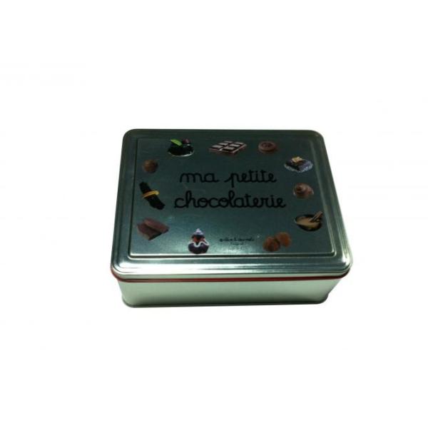 4 Color Printed Chocolate Tin Box Custom Tins for Sale Metal Cans with Lids Tin