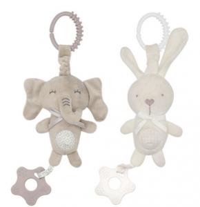  Baby Cartoon Animal Music Gum Pendant Newborn Rabbit Plush Toy Manufactures