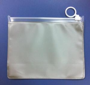 Silk printing Clear frosted travel use eva plastic bag for clothes with zipper Manufactures